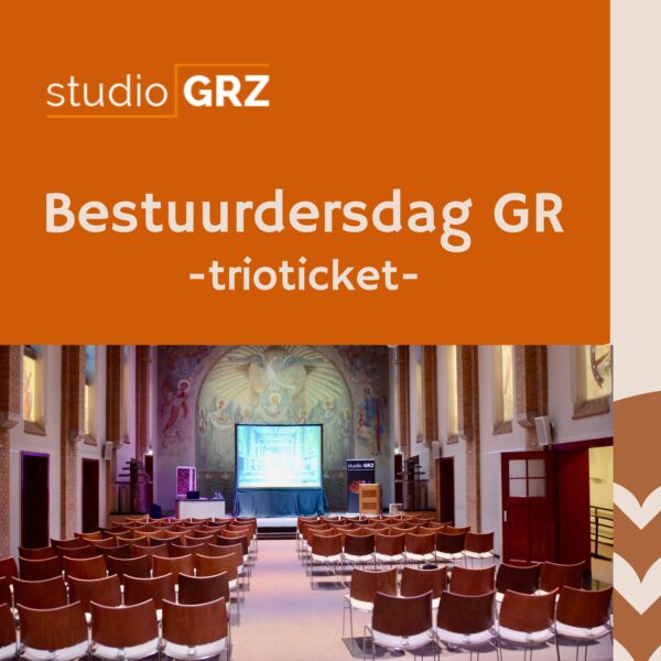 Bestuurdersdag 'Toekomstbestendige Geriatrische Revalidatie' (trio-ticket bestuurder + manager + SO/pa/VS)